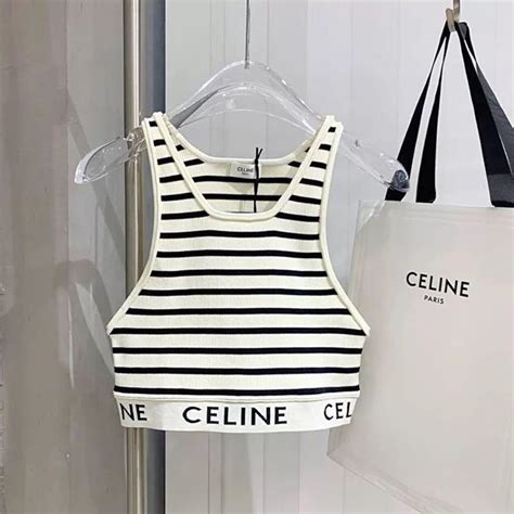 celine womens tops|celine striped top.